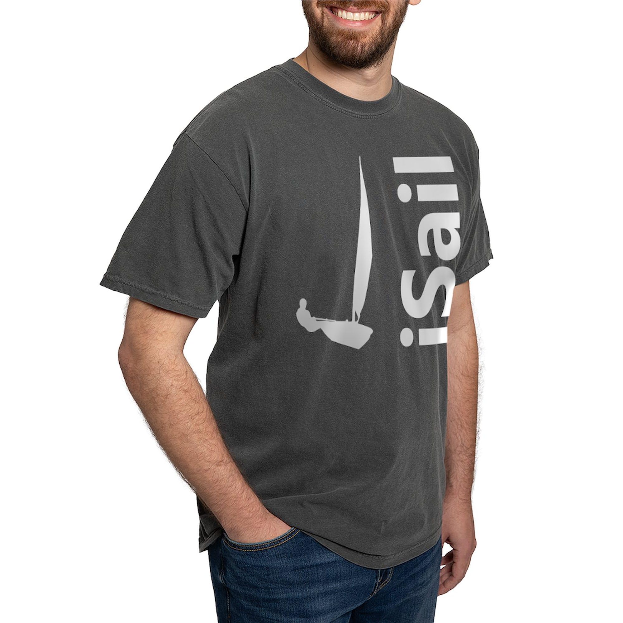 iSail Sailing Men's Comfort Color T-Shirt - Breathable & Stylish Sailing Shirt for Outdoor Adventures & Casual Wear