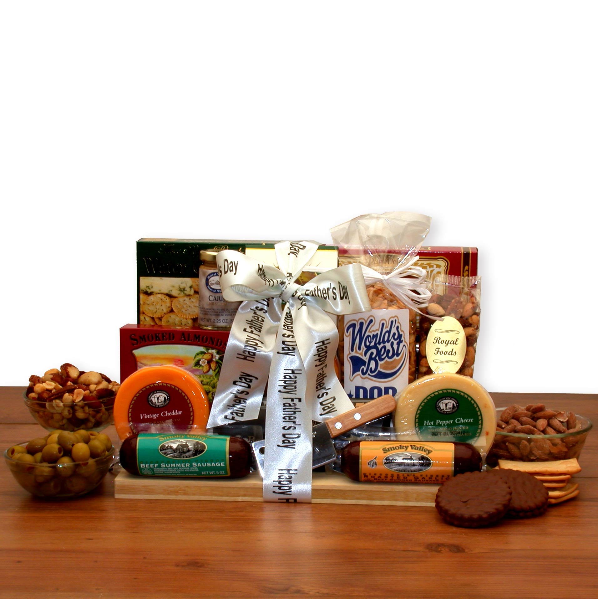 Ultimate Gourmet Nut & Sausage Gift Basket for Father's Day - Perfect for Holidays, Birthdays, and Special Occasions