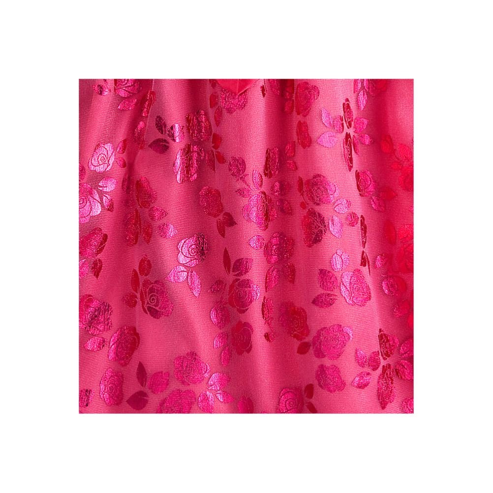 Disney Princess Aurora Long Sleeve Nightgown Pajama for Girls Age 5-6 | Soft & Comfortable Sleepwear for Bedtime & Dress-Up Play