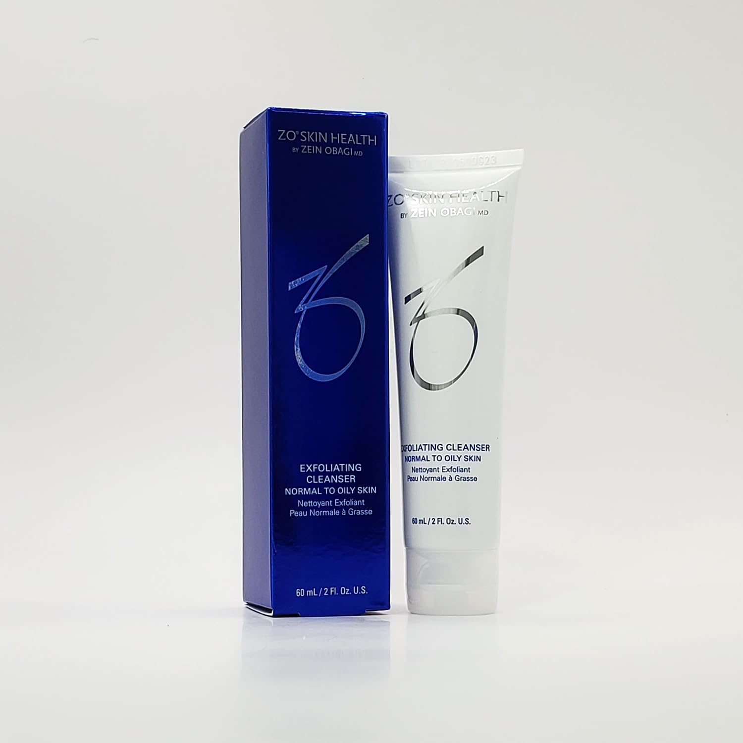ZO SKIN HEALTH Exfoliating Cleanser Travel Size - Purifying Gel Facial Cleanser for Sensitive Skin (60ml / 2 Fl Oz) | Gentle Exfoliation & Deep Cleansing for Travel, Gym & On-The-Go Skincare