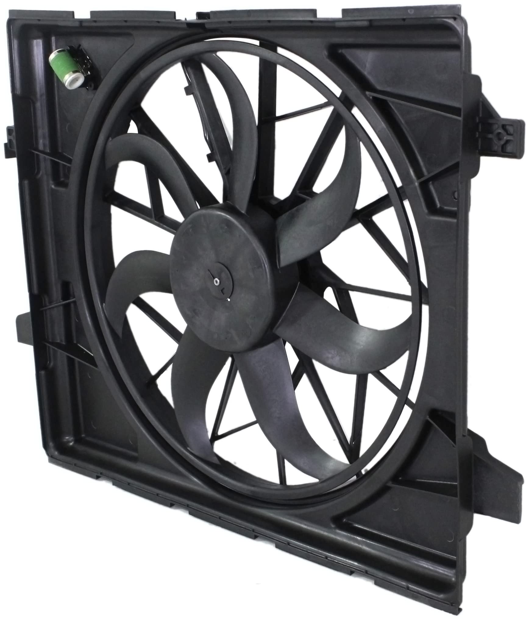 Evan Fischer Cooling Fan Assembly Compatible with 2011-2020 Dodge Durango & 2011-2021 Jeep Grand Cherokee - Fits 3.6L & 5.7L Engines - Standard Duty Engine Cooling System - Perfect for Engine Overheating Prevention & Summer Driving