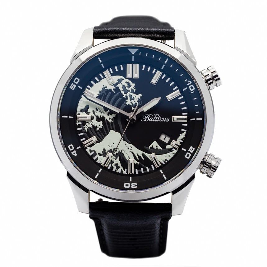 Balticus Wave Steel Watch - Premium Stainless Steel Timepiece for Men - Perfect for Business, Casual & Outdoor Adventures