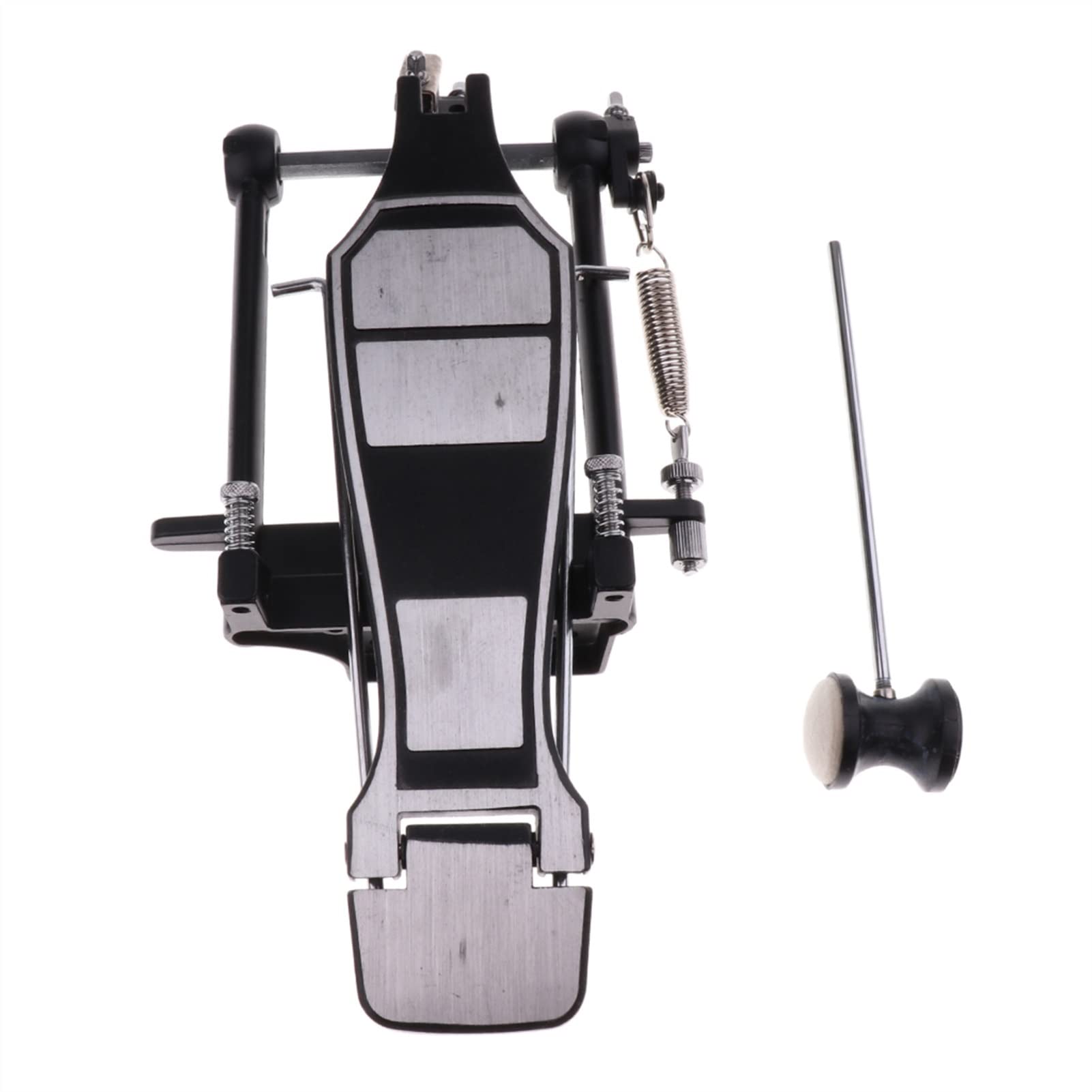 Heavy-Duty Single Chain Drive Drum Pedal with Beater - Professional Percussion Replacement Parts for Practice & Live Performances - Perfect for Drummers, Beginners & Music Studios