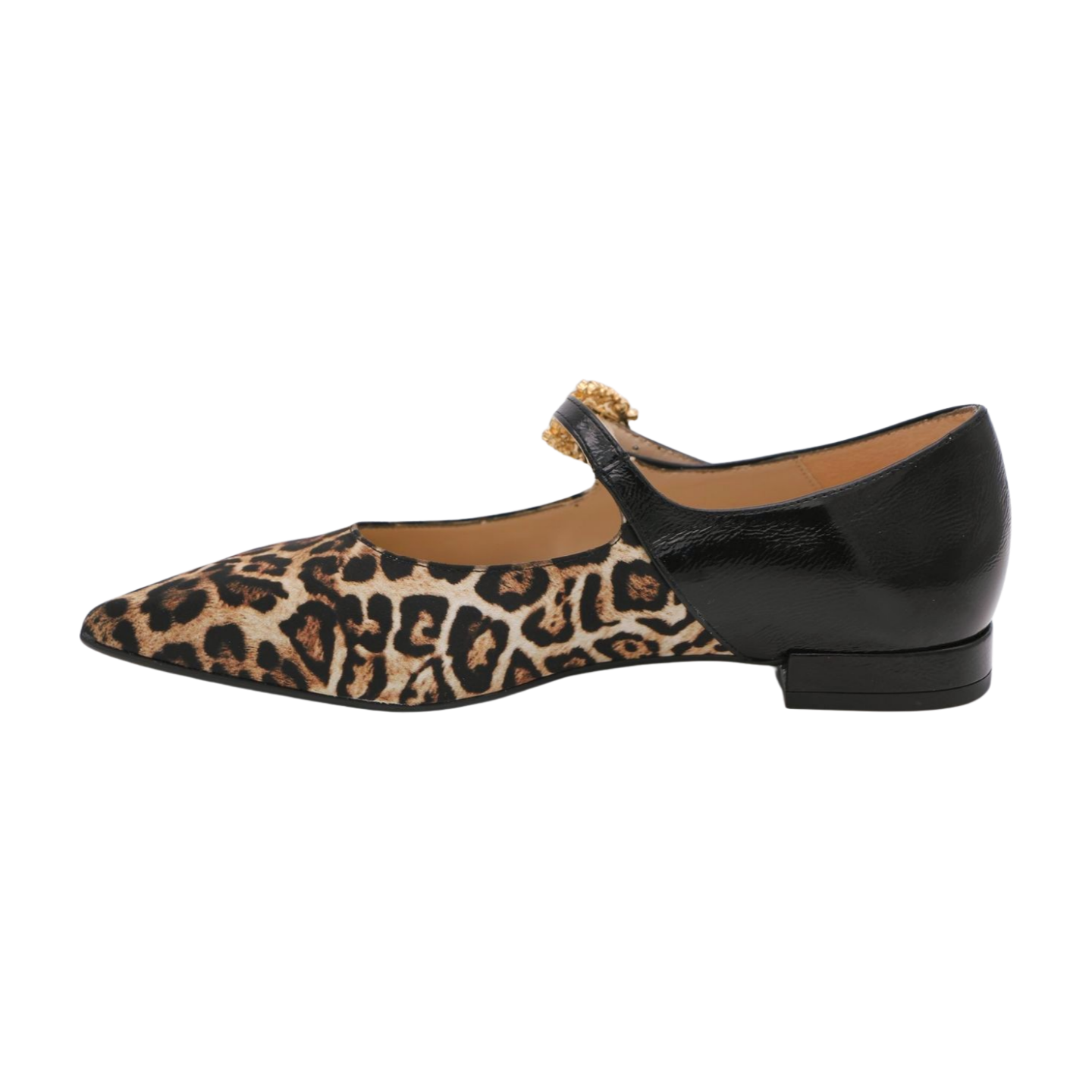 MARIAN Leopard Print Ballet Flats for Women - Comfortable Slip-On Jane Style Shoes for Casual Wear, Office & Dance