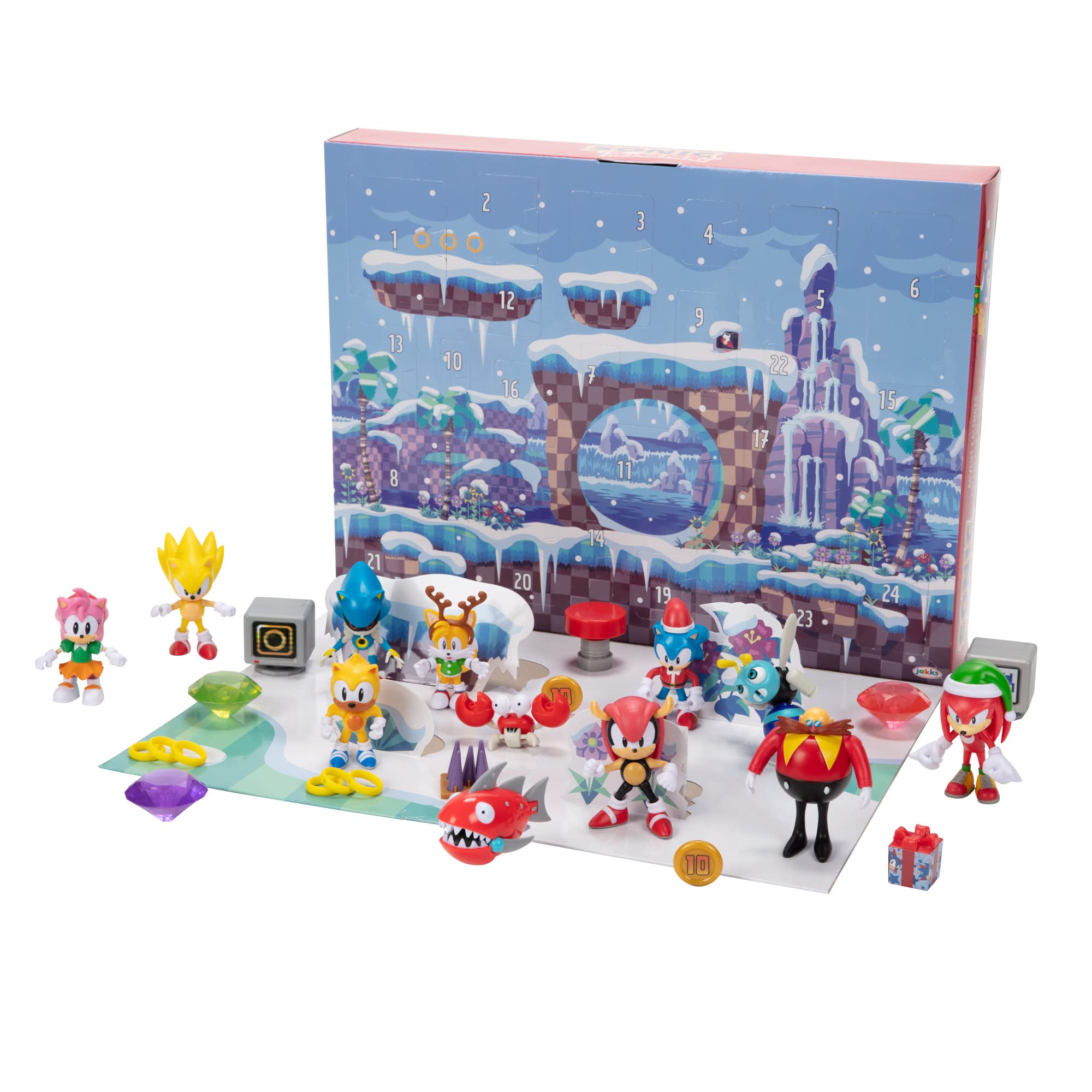 Sonic The Hedgehog Advent Calendar 2024 - 24 Days of Holiday Surprises with Exclusive 2.5