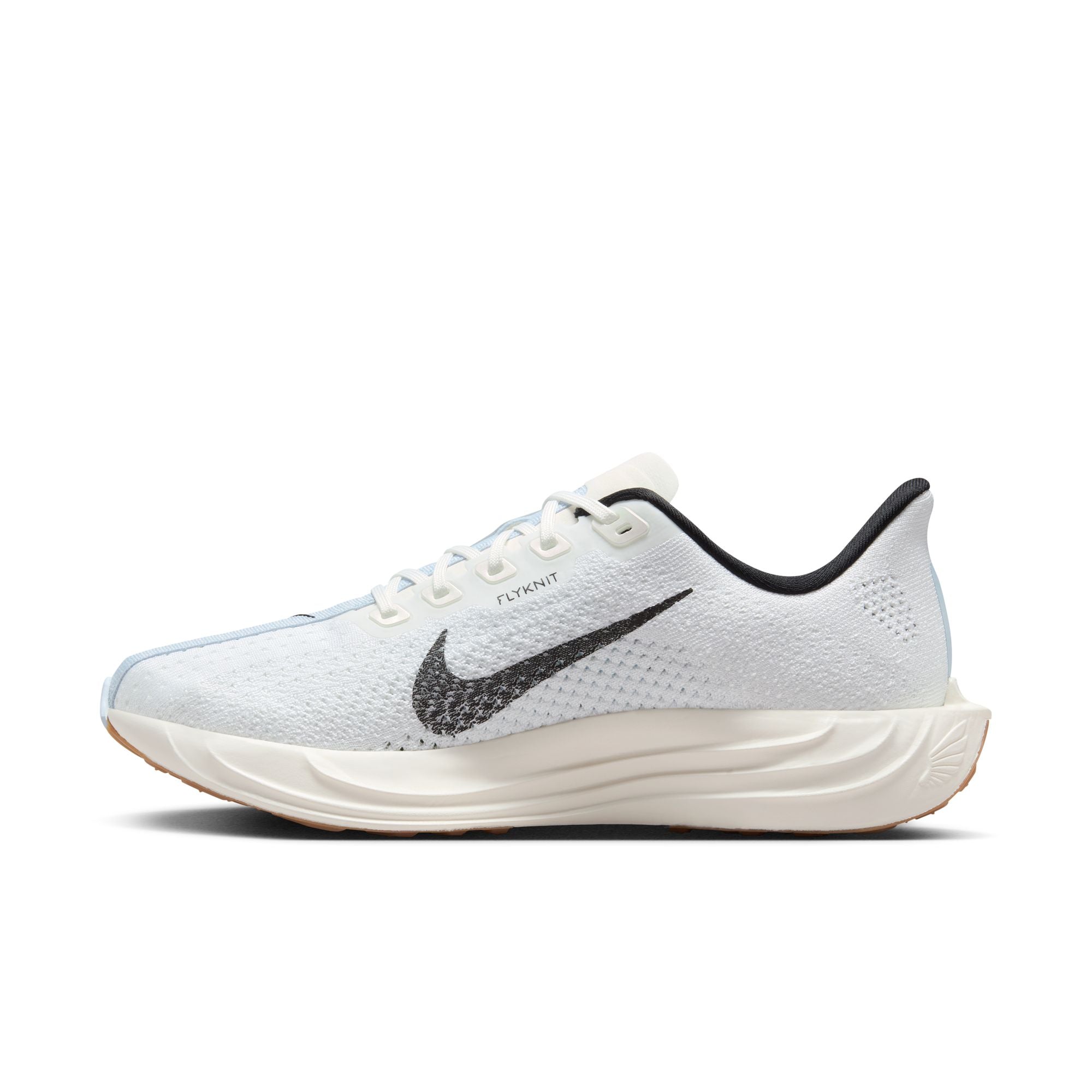 Nike Air Zoom Pegasus Plus Men's Running Shoes (D Width) - White/Sail/Blue Tint/Black | Cushioned Support for Road Running, Training & Daily Wear