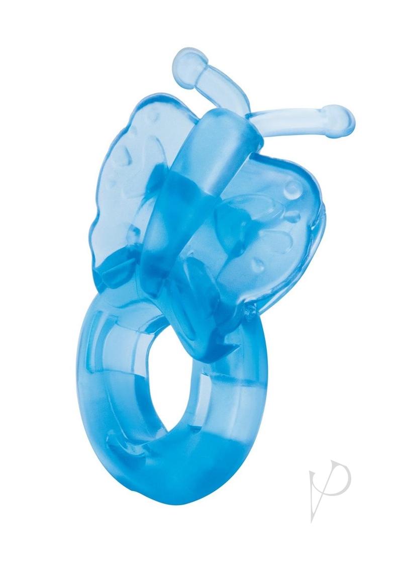 Bodywand Rechargeable Silicone Butterfly Ring - Blue | Waterproof & Quiet Personal Massager for Women | Perfect for Relaxation, Stress Relief & Intimate Moments