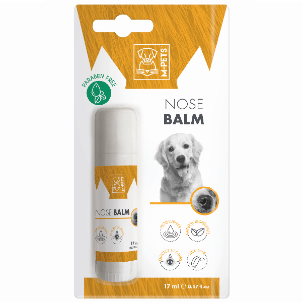 M PETS Nose Balm for Dogs - Natural Moisturizing & Healing Balm for Dry, Cracked Dog Noses - Perfect for All Seasons & Outdoor Adventures