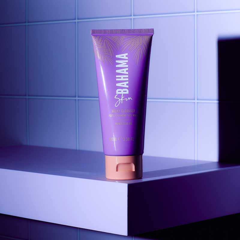 Bahama Skin Milky Cleanser - Gentle Face Wash for Sensitive Skin | Hydrating & Soothing Daily Cleanser for Men & Women | Perfect for Morning & Night Skincare Routine