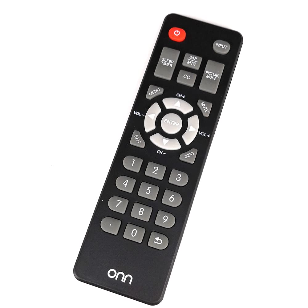 Universal Replacement Remote Control for ONN Smart LCD TV Models ONC17TV001, GZL180106, ONC18TV001 - Compatible with Streaming, Gaming & Home Entertainment