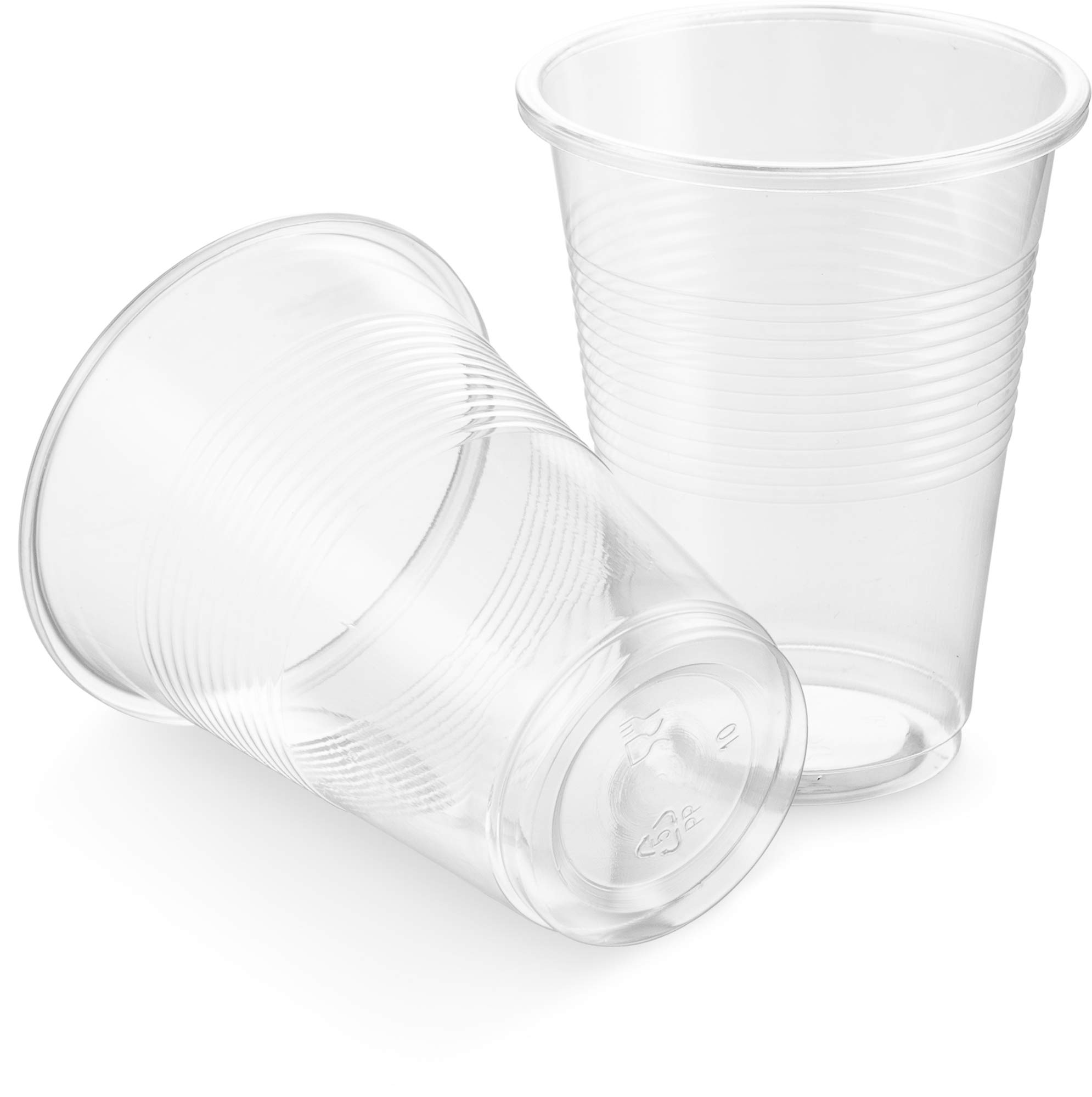 PLASTICPRO 7 oz Clear Plastic Disposable Drinking Cups - 400 Count Bulk Pack for Parties, Picnics, and Events - BPA-Free Cold Beverage Cups for Soda, Juice, and Water