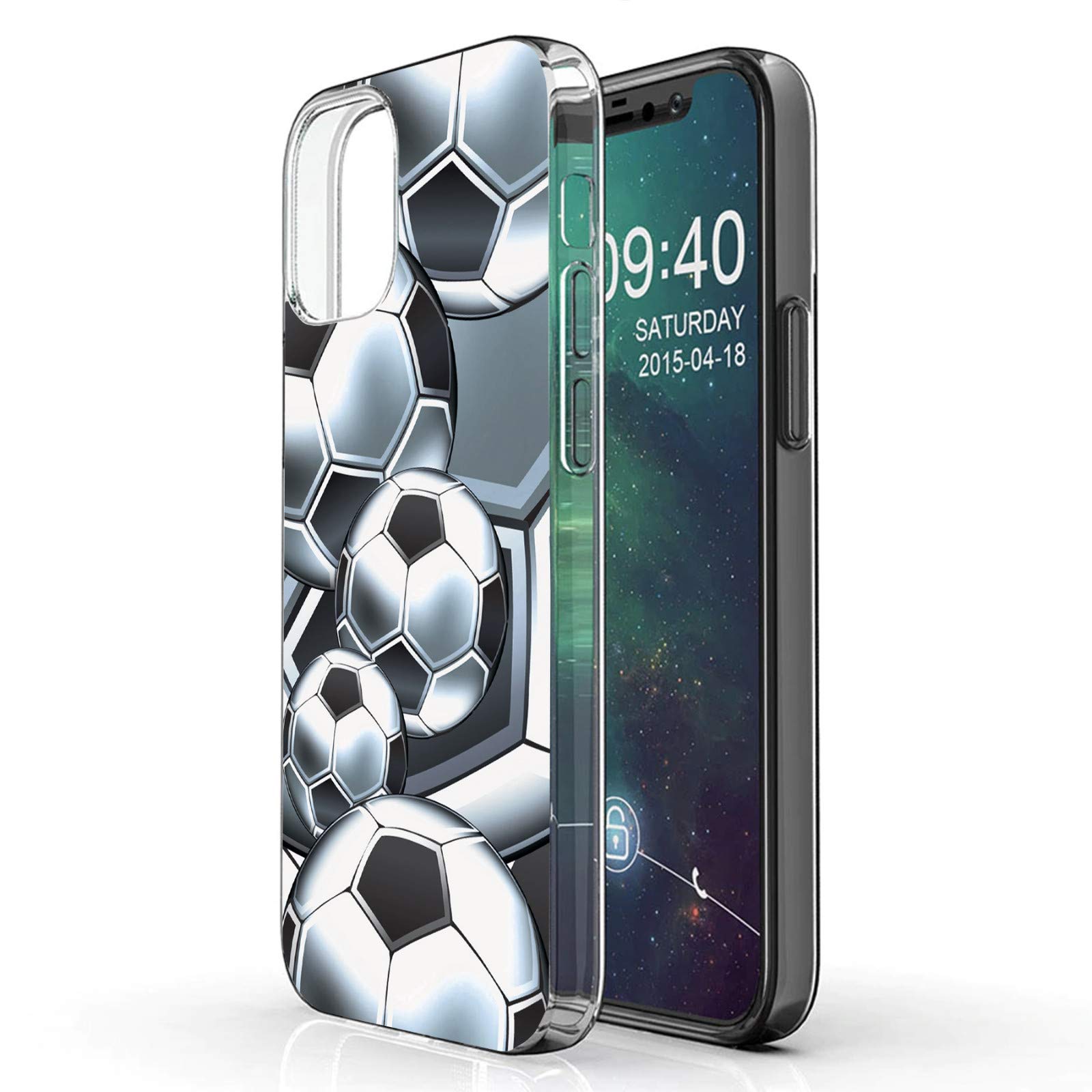 Slim Protective Case for Apple iPhone 12 Pro Max & iPhone 12 Max - Total Guard Flex TPU Cover with Shock Absorption | Perfect for Soccer Games, Outdoor Activities & Daily Use