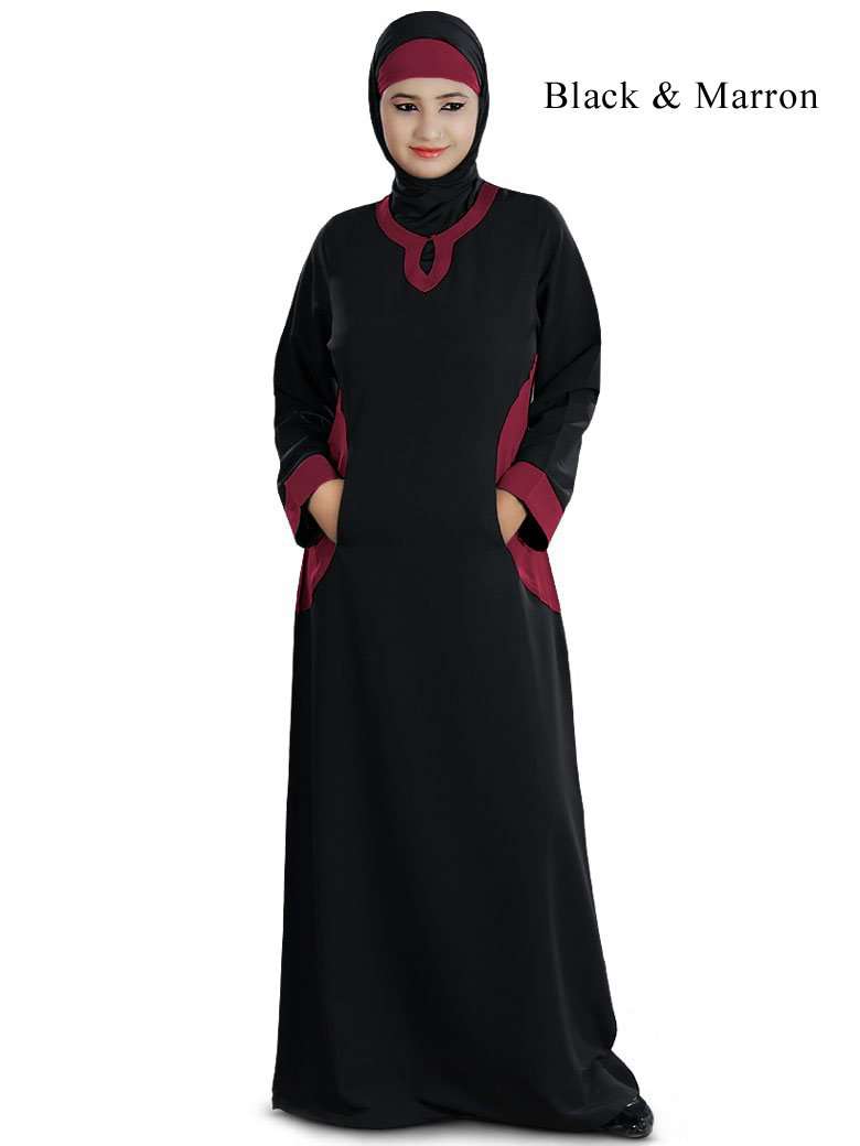 Black & Maroon