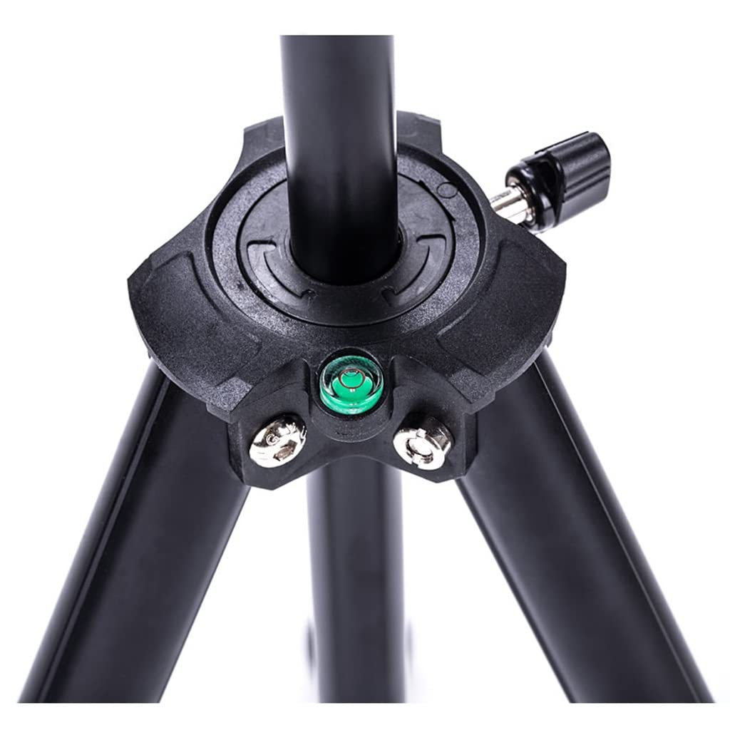 KUNYTLINN Adjustable Projector Stand - Portable Tripod for Camera, SLR, Telescope, Home Theater & Office Meetings | Heavy Duty Black Metal Base | Perfect for Indoor & Outdoor Photography, Presentations & Movie Nights