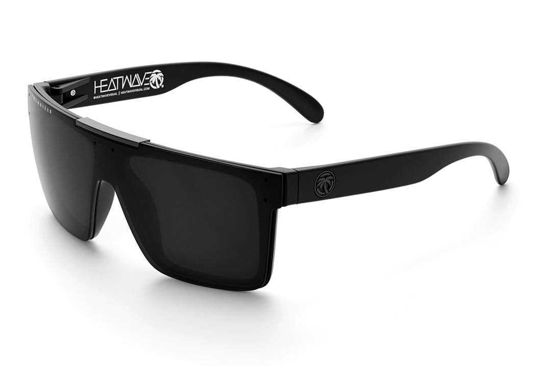 Heat Wave Visual Quatro Polarized Sunglasses for Men & Women - UV Protection, Anti-Glare, Stylish Outdoor Shades for Driving, Running, Beach & Sports