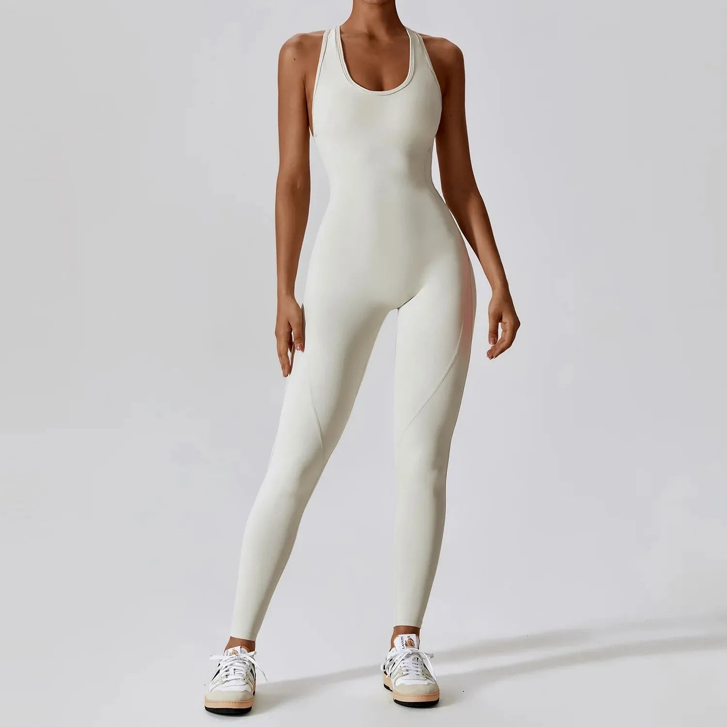 Women's Yoga Jumpsuit - Push Up Activewear Gym Outfit for Pilates & Fitness | Breathable Workout Clothes for Yoga, Running & Home Exercises