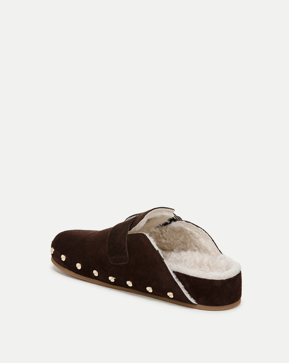 Women's Cozy Shearling Lined Clog Slippers - Soft Indoor/Outdoor House Shoes for Winter Comfort & Warmth - Perfect for Home, Lounge, and Quick Errands