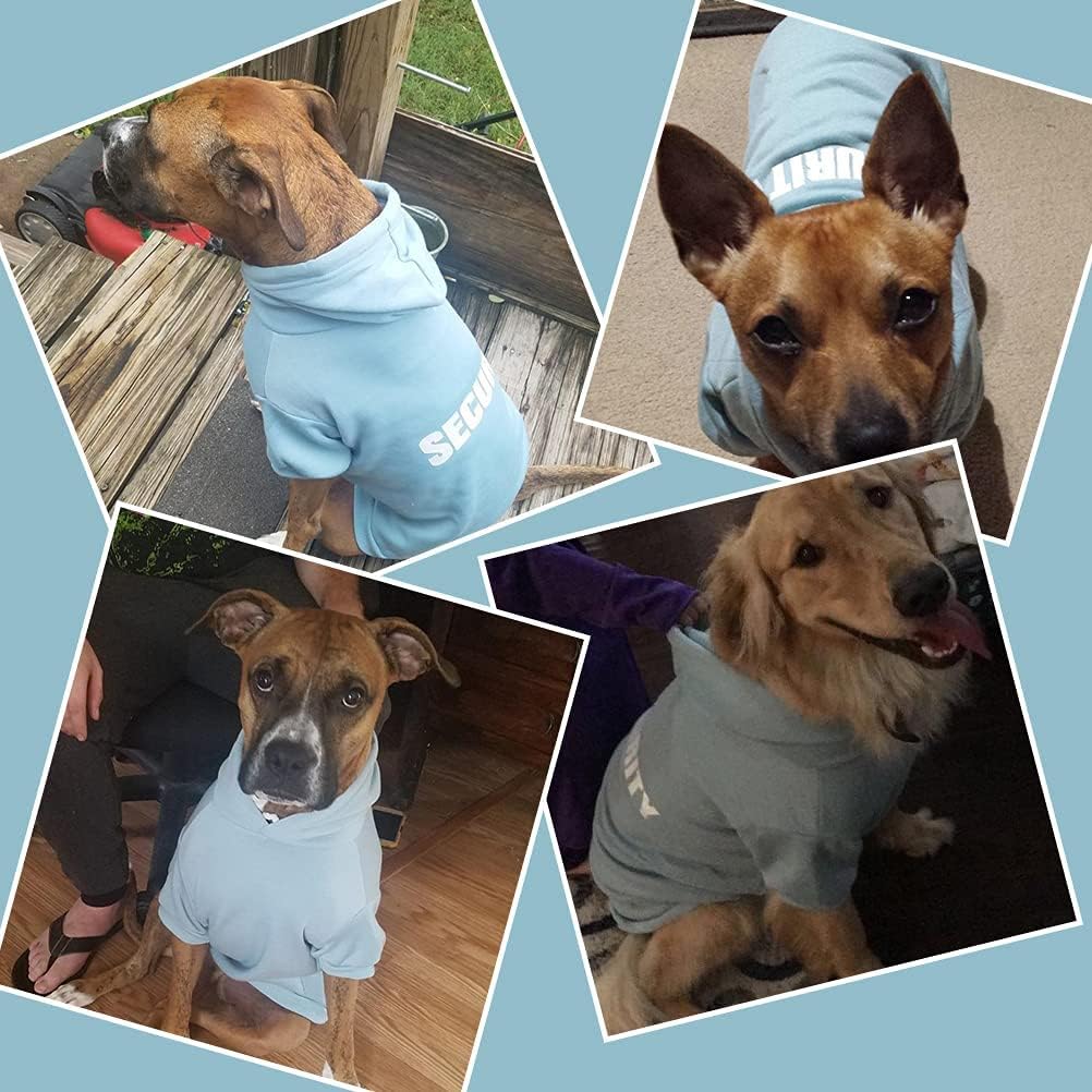BINGPET Warm Fleece Dog Hoodie - Soft Brushed Winter Puppy Sweater with Hood, Cozy Pet Coat for Small Medium Dogs & Cats - Perfect for Cold Weather Walks & Indoor Comfort