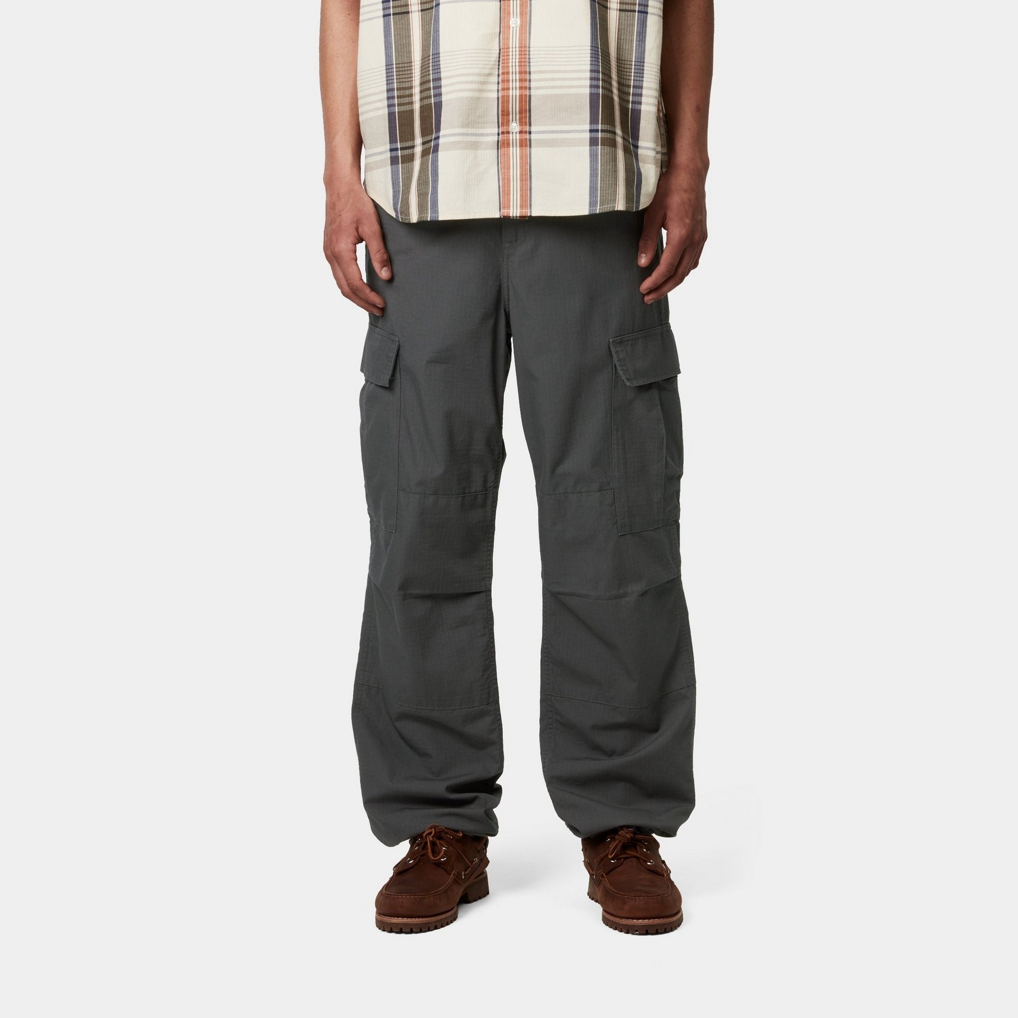 Men's Durable Cargo Pants - Graphite Color | Tactical Work Pants for Outdoor, Hiking & Casual Wear