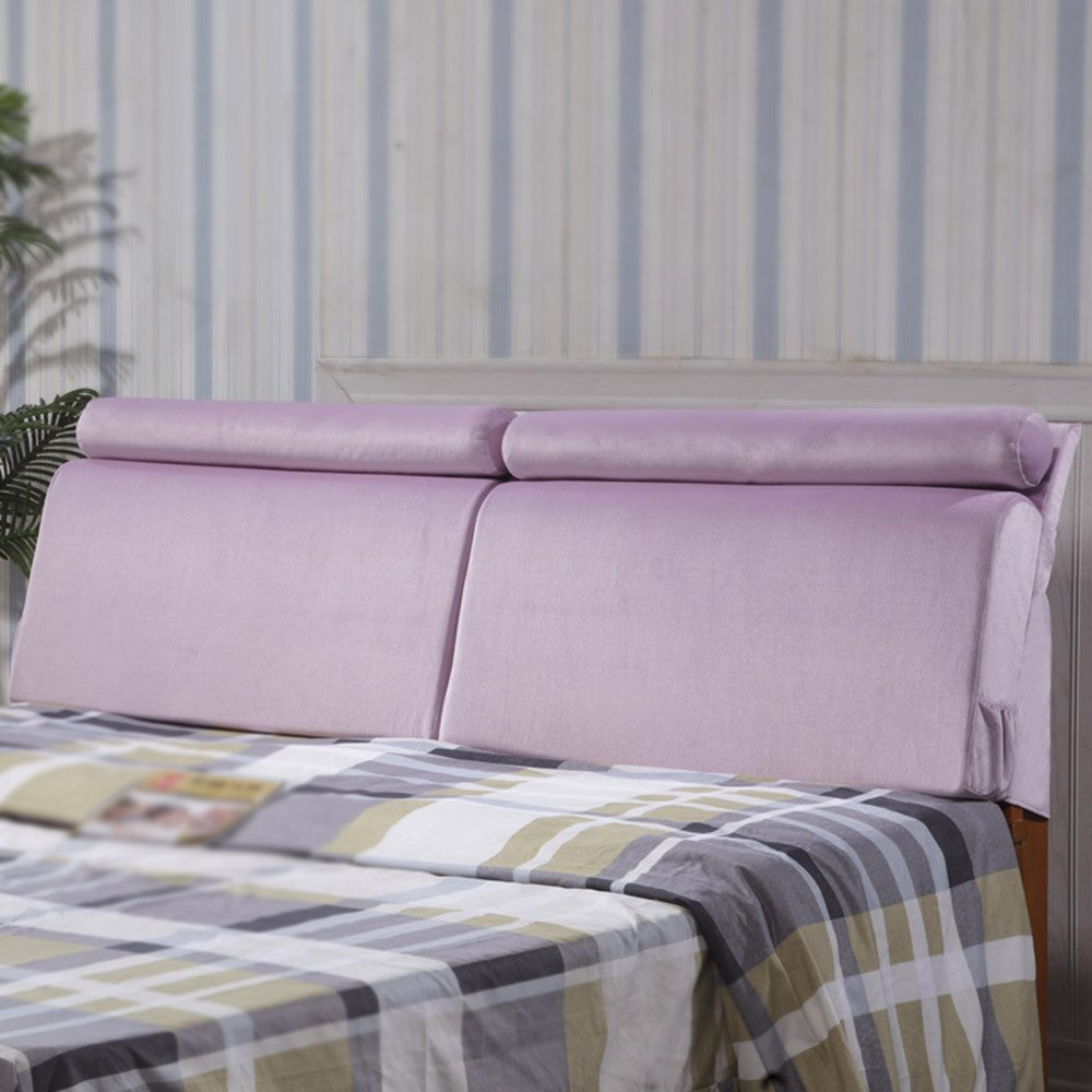 Large Double Bed Head Cushion - Soft Backrest for Bedside & Bedroom - Removable & Washable Cover - Perfect for Reading, Relaxing, and Lounging in Bed