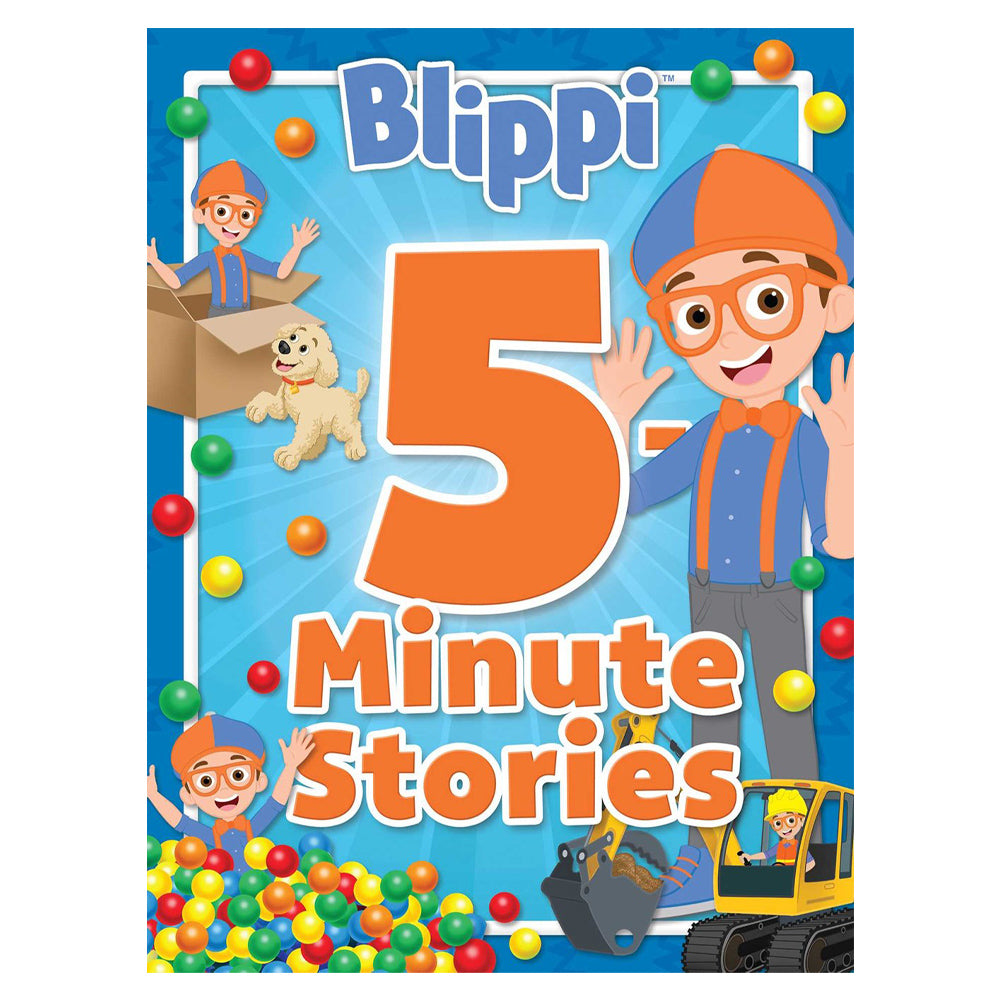 Blippi 5 Minute Stories Hardcover Book - Fun Preschool Learning Adventures for Kids | Perfect for Bedtime Reading & Early Education