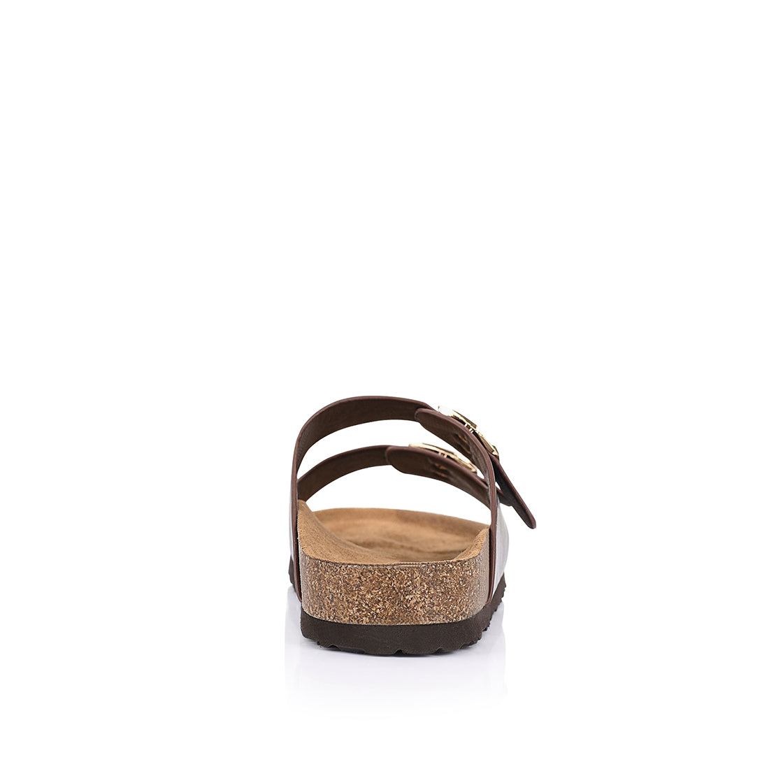 Xylo Footbed Slides for Men & Women - Comfortable Arch Support Sandals in Chocolate Brown - Perfect for Beach, Pool, and Casual Wear
