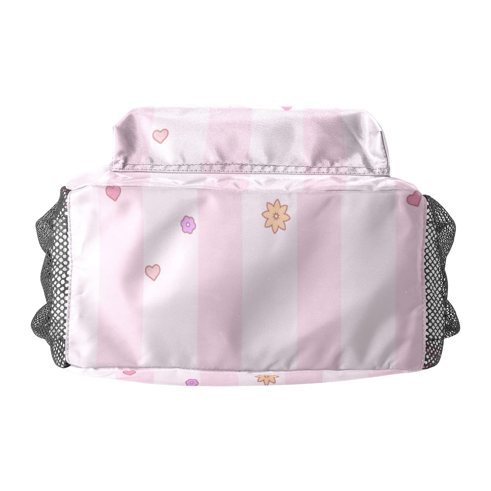 Personalized Unicorn Pink Striped Kids Backpack for Boys & Girls - Custom Mini School Bag for Kindergarten (10'L x 4'W x 12'H) - Perfect for School, Travel & Daycare Adventures