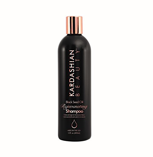 Kardashian Beauty Black Seed Oil Rejuvenating Shampoo 12oz - Hydrating & Repairing Hair Treatment for Dry, Damaged Hair - Perfect for Daily Use & Salon-Quality Results at Home