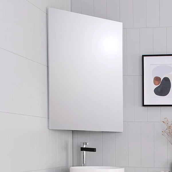 ADP Glacier Corner Mirror Shaving Cabinet - 540mm Waterproof Bathroom Storage with LED Lighting | Perfect for Small Bathrooms & Vanity Organization