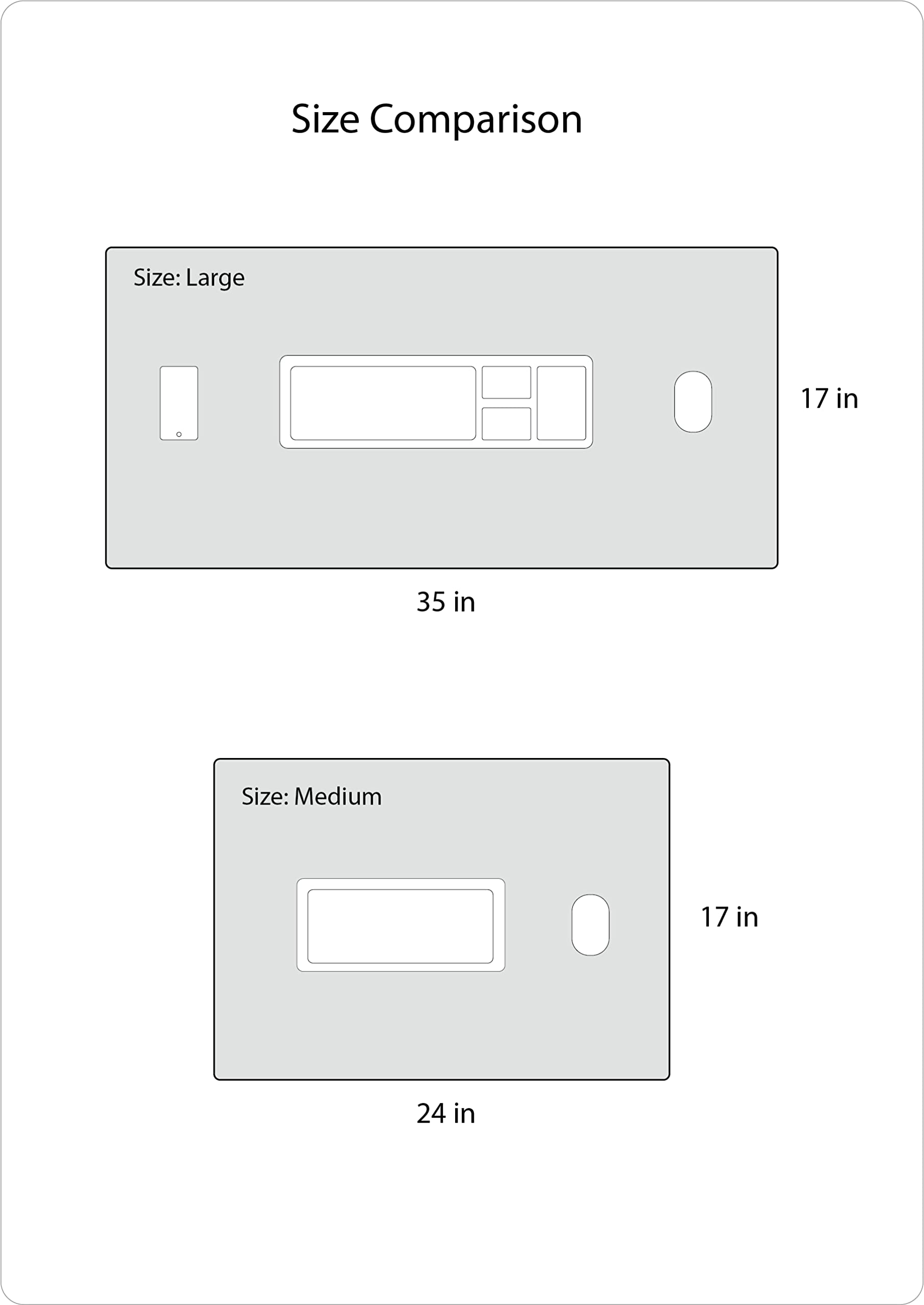 Premium Dual-Sided Leather Desk Blotter - 17