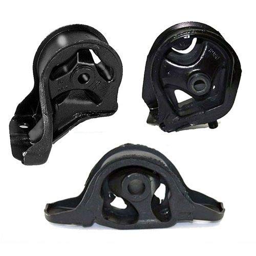 1990-1993 Acura Integra 1.8L Engine Motor & Transmission Mount Set (3-Piece) - A6573, A6577, A6561 - K0356 - Perfect for Smooth Ride & Vibration Reduction in Automatic Transmission Vehicles