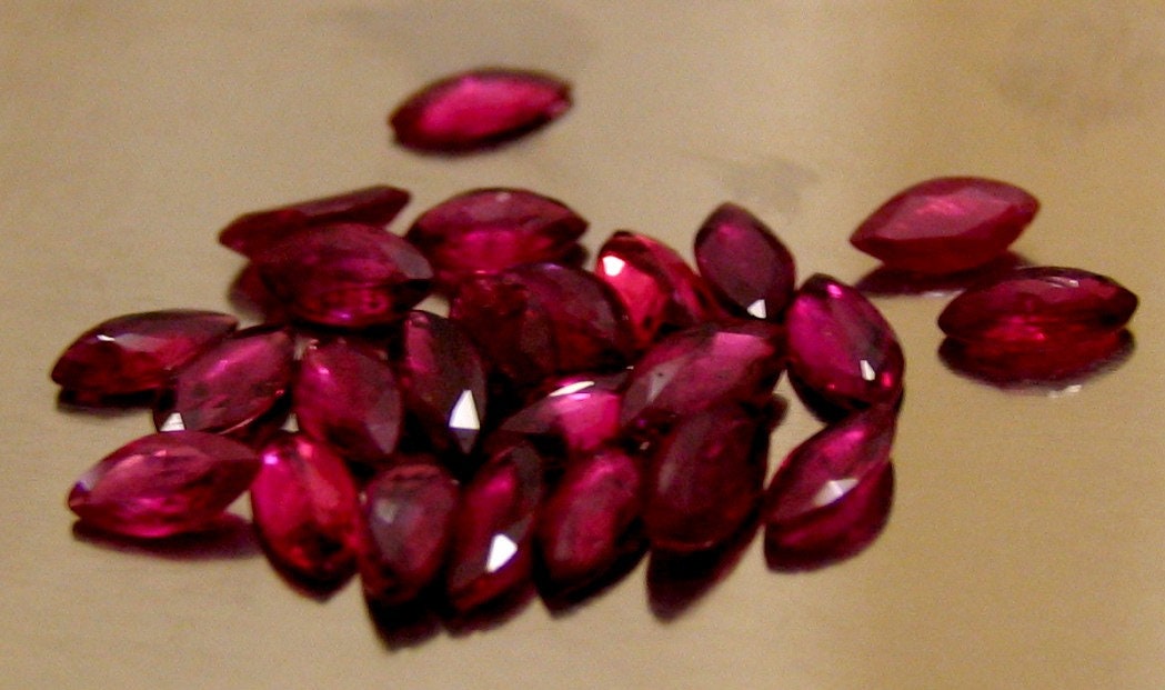Wholesale Natural Genuine Sri Lanka Blood Red Ruby Marquise Cut 3x1.5mm to 10x5mm VS Clarity July Birthstone Loose Gemstones for Jewelry Making, Engagement Rings & Birthstone Collections