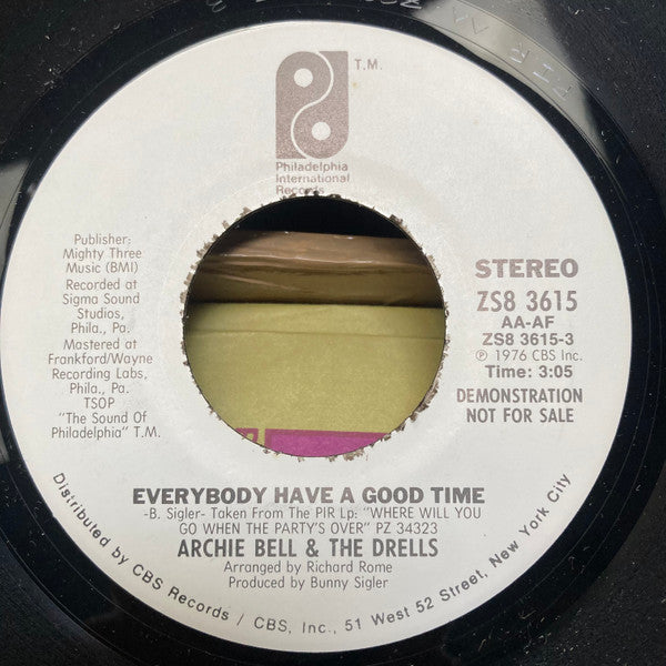 Archie Bell & The Drells - Everybody Have A Good Time 7