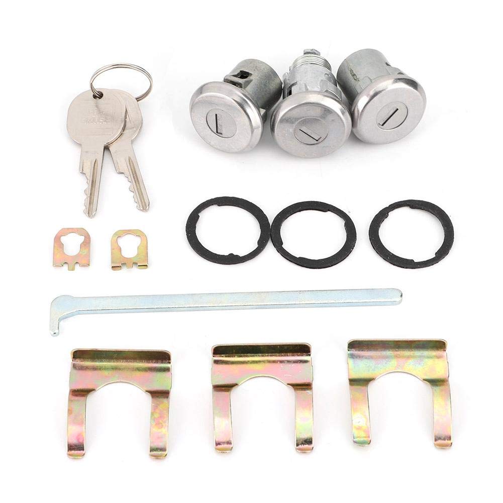 Premium Cutlass Lock Set Door Trunk Key Kit - Replacement Key Fits for 654394765282 | Car Door & Trunk Lock Repair | Durable Auto Key Replacement Solution for Vehicle Maintenance