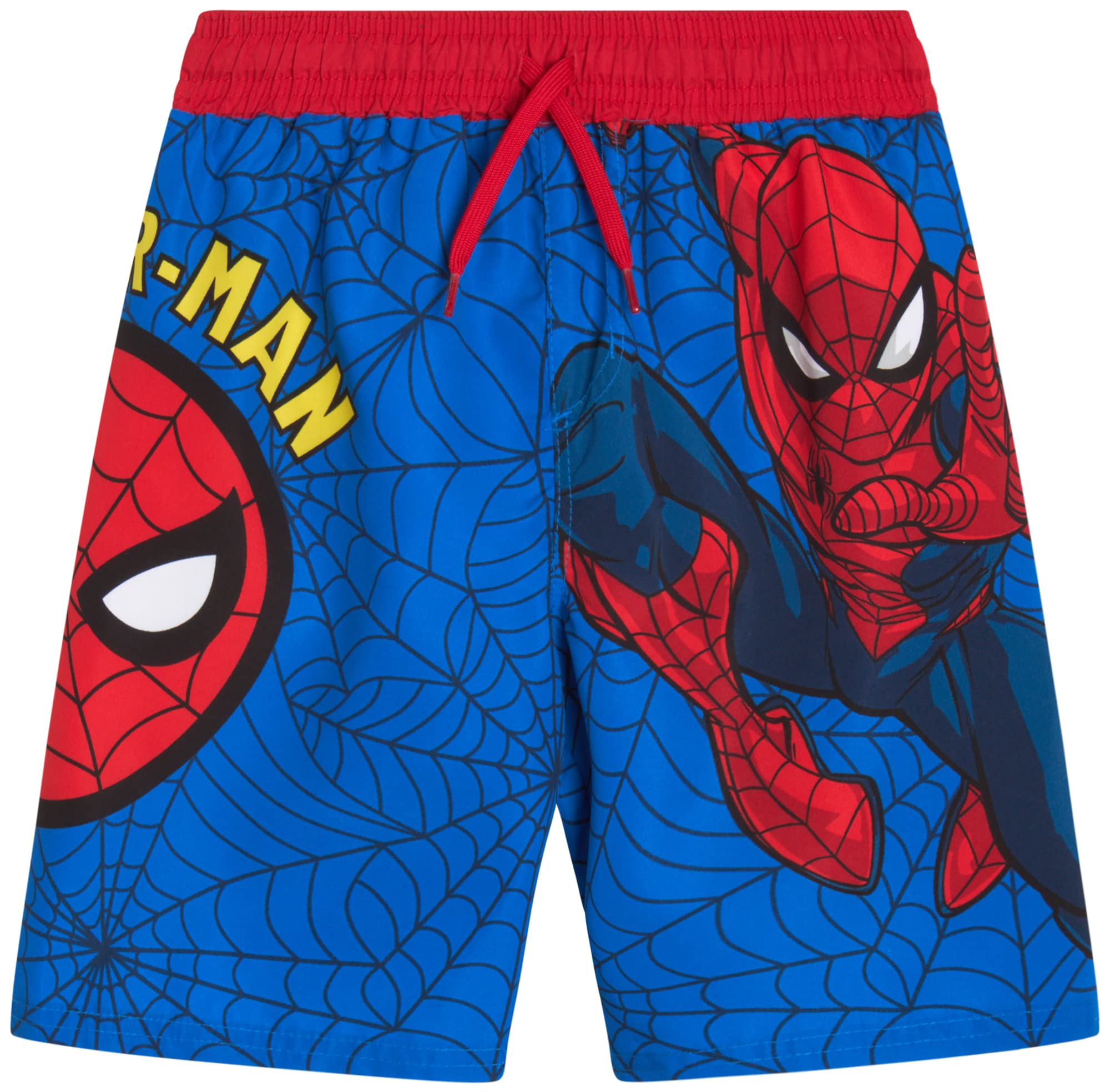 **Marvel Avengers Boys' Swim Trunks - Spider-Man, Captain America, Hulk, UPF 50+ Quick Dry Swim Shorts for Kids (2T-12) - Perfect for Pool, Beach & Summer Water Play**