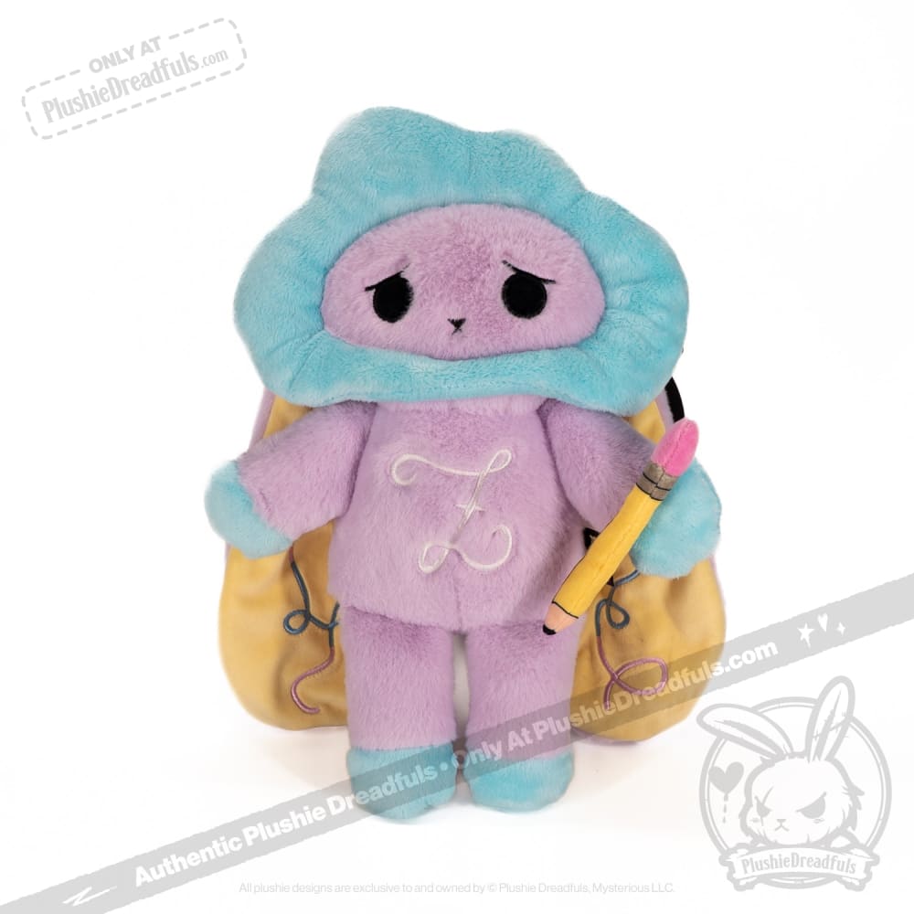 Plushie Dreadfuls Overthinking Bunny - Soft Stuffed Animal Toy for Anxiety Relief & Emotional Support | Cute Stress Relief Plush for Adults & Kids | Perfect for Therapy, Gifts, and Comfort