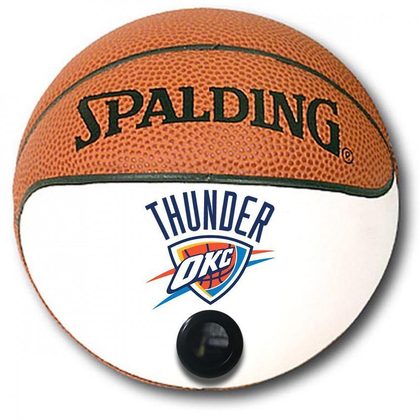 Thunder NBA Collectible Miniature Basketball with Picture Inside - Perfect for Sports Fans, Gift Ideas, and Home Decor