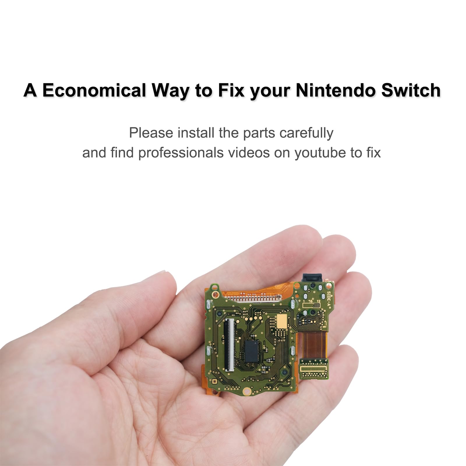Nintendo Switch Game Card Reader Replacement - Compatible with NS Console, Repair Tool with Headphones Jack Plug Port | Fix Game Cartridge Slot Issues for Switch Gaming & Travel Use