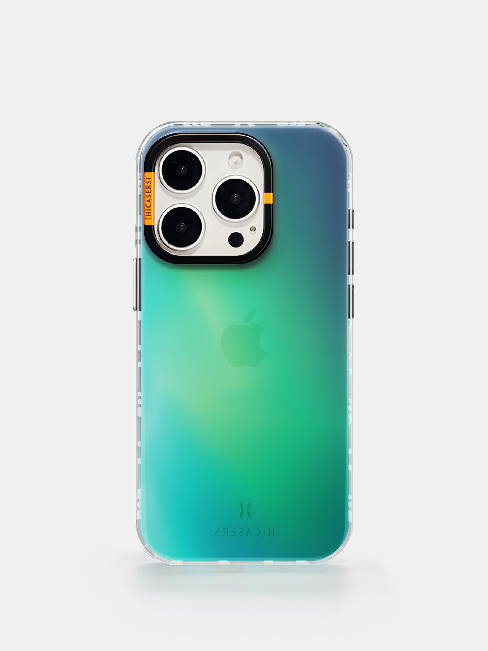 Sky Gradient Iridescent Phone Case - Deep Green | Shatterproof Protective Cover for iPhone & Samsung | Trendy Aesthetic Accessory for Daily Use & Travel