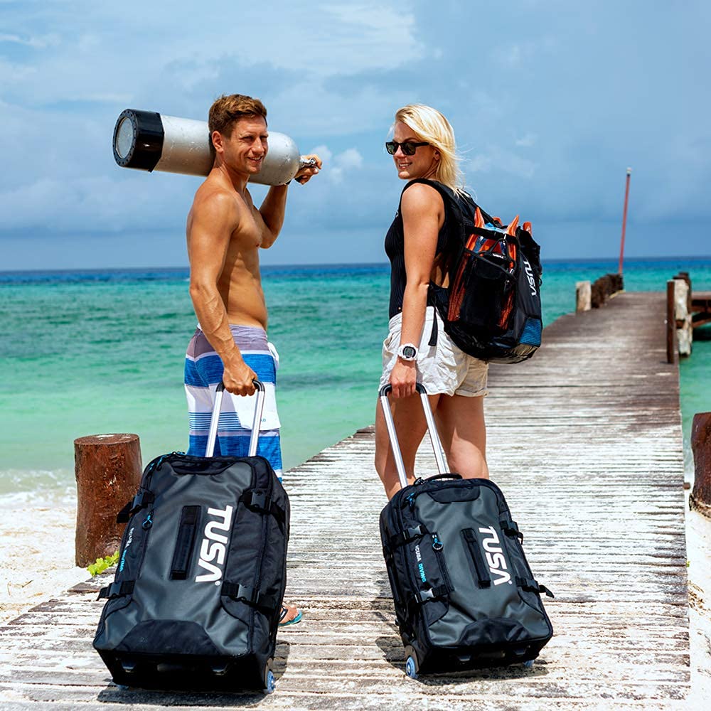 TUSA Rolling Luggage Bag - Lightweight Durable Spinner Suitcase with 360° Wheels for Travel, Business Trips & Vacations