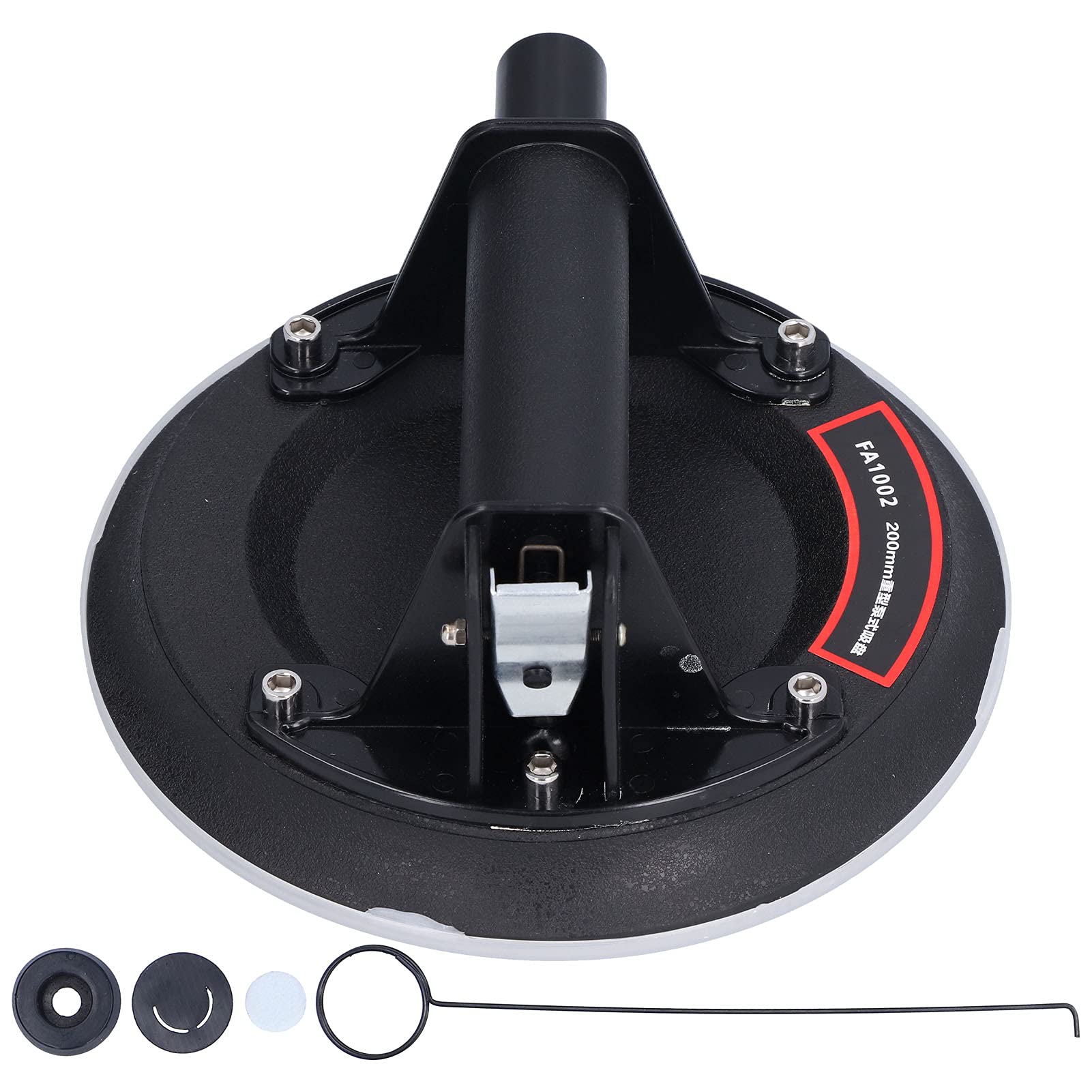 Heavy Duty ABS Vacuum Suction Cup - 220lbs Load Capacity for Lifting Glass, Moving Ceramic Tiles & Granite - Perfect for Construction, Home Renovation and Glass Installation Projects