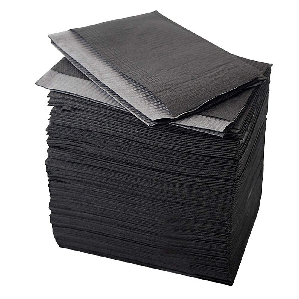 BoChang Disposable Dental Bibs 125Pcs - 3-Ply Waterproof Patient Bibs 13