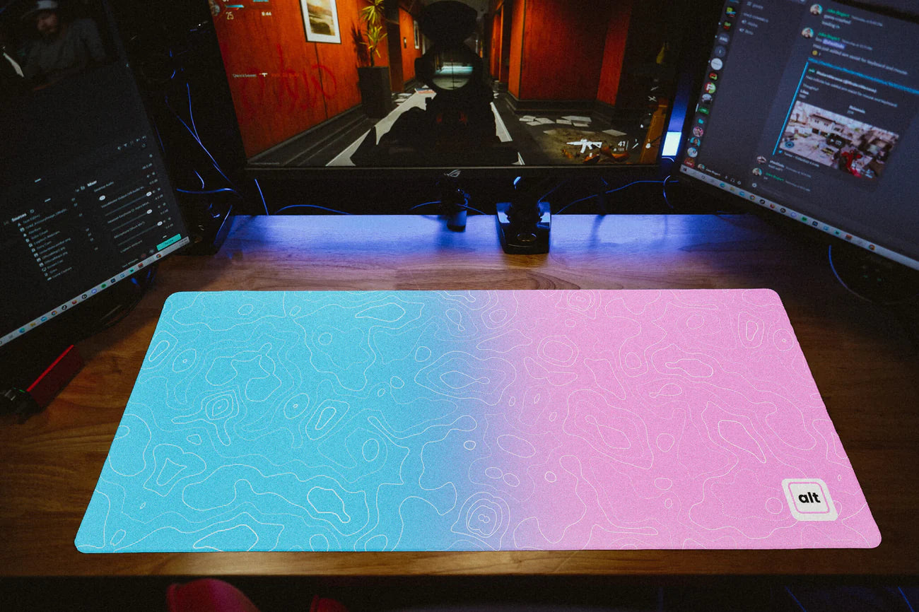 Premium Cotton Candy Damascus T60 Chef Knife with XXL SpeedMat Cutting Board - Perfect for Professional Chefs & Home Cooking Enthusiasts