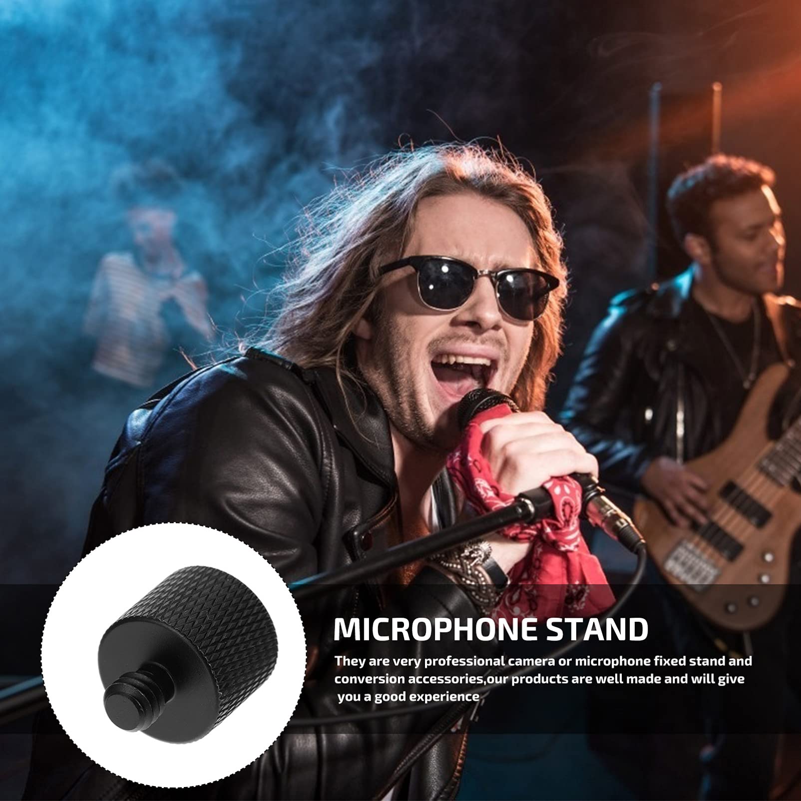 MILISTEN 8PCS Microphone Tripod Adapter - Camera Stand Screws for Professional Mic & Bracket Mounting