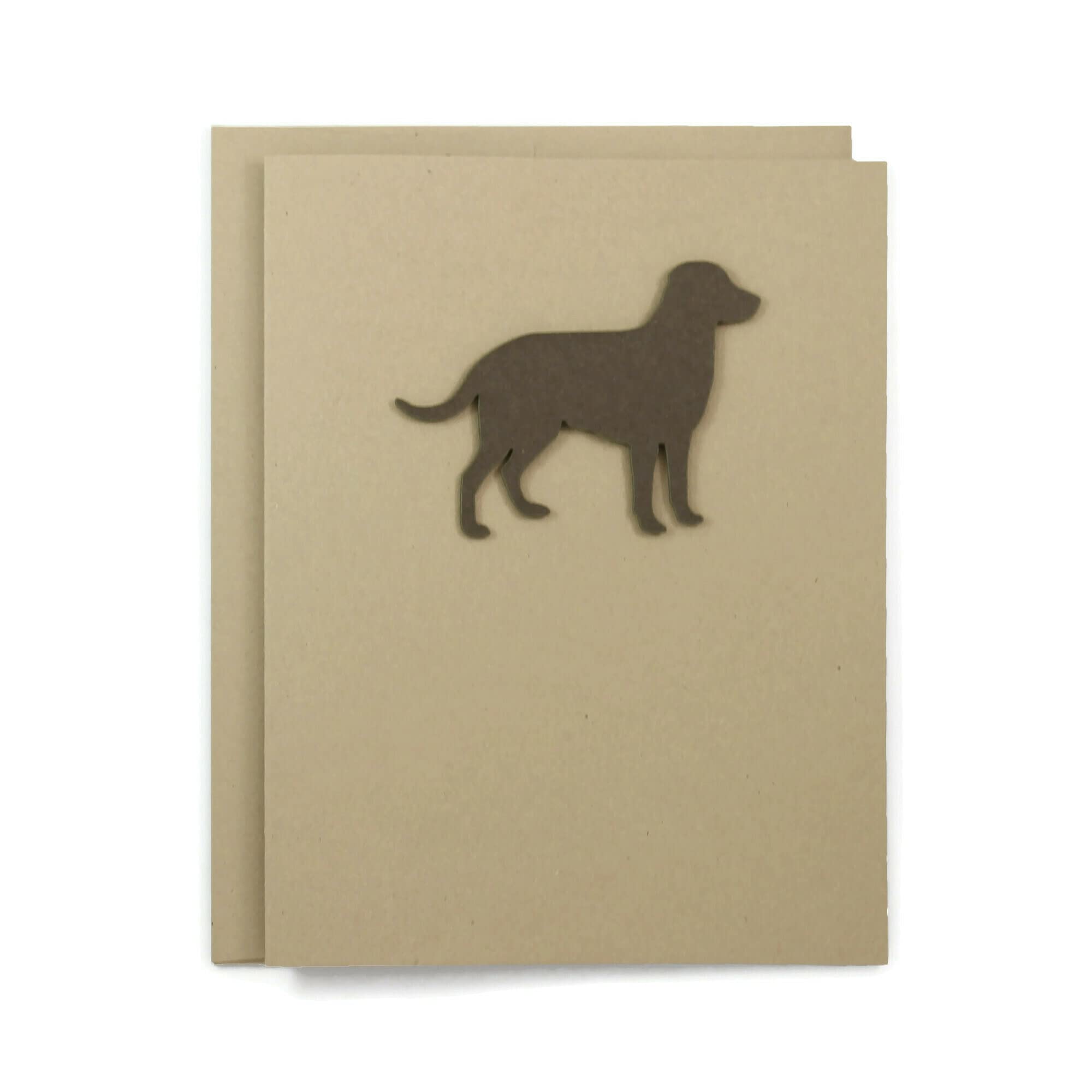 Labrador Retriever Blank Greeting Card - 25 Dog Breed Colors | Single Card or 10-Pack Set | Perfect for Birthdays, Thank You Notes & Pet Lovers