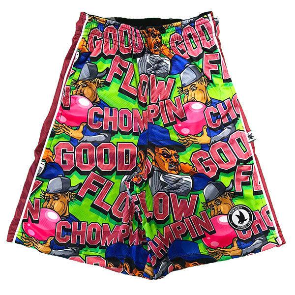 Men's Big Chompin' Flow Shorts - Comfortable Athletic Shorts for Running, Gym & Casual Wear - Perfect for Workouts, Basketball & Summer Activities