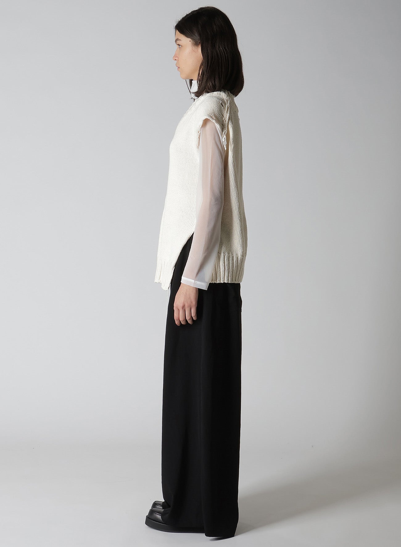 Broad Stitch Jersey Linking Vest for Women - Comfortable Knit Sweater Vest for Layering & Casual Outfits | Perfect for Office, Fall & Winter Fashion