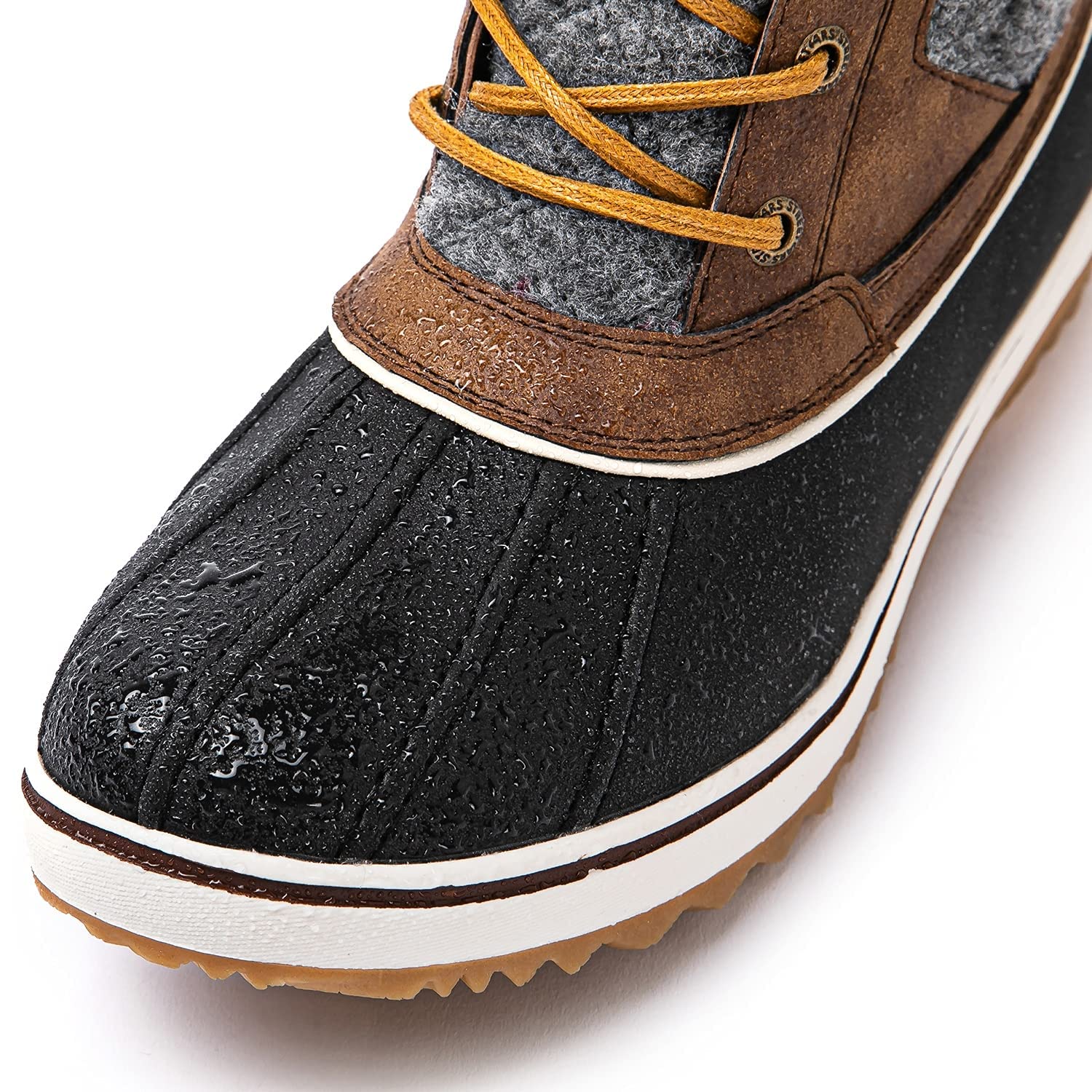 GLOBALWIN Women's Winter Ankle Boots - Waterproof Snow Boots for Women, Warm Fur Lined Booties for Cold Weather, Fashionable Winter Shoes for Walking, Hiking & Outdoor Activities
