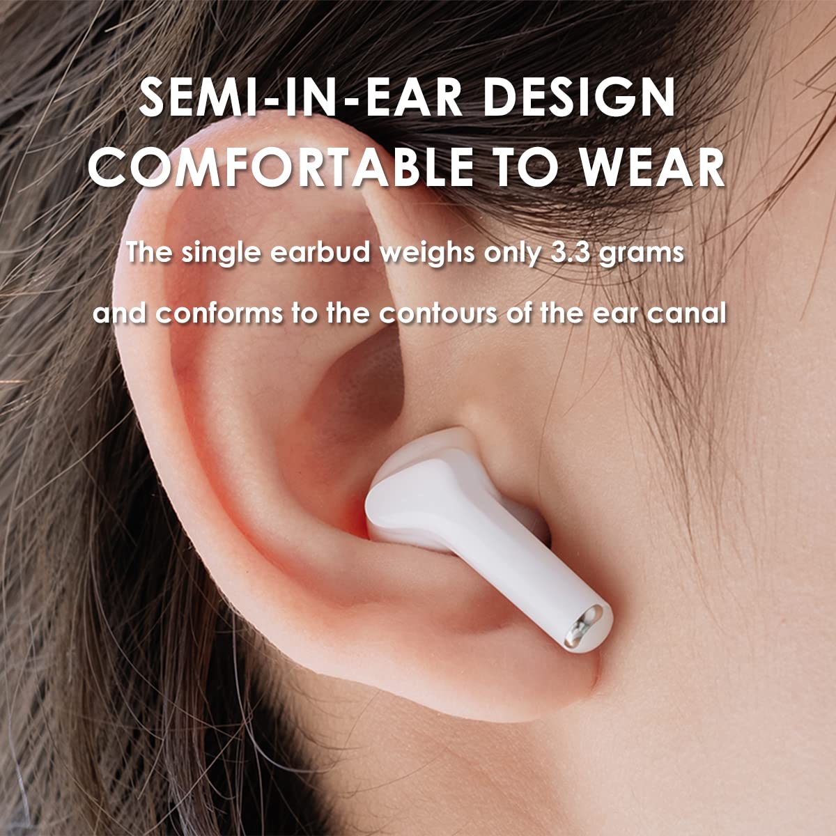 Xmenha Kids Bluetooth Wireless Earbuds with Mic, HiFi Stereo Sound, Charging Case - Perfect for School, Travel, Sports & Gifts for Girls & Boys