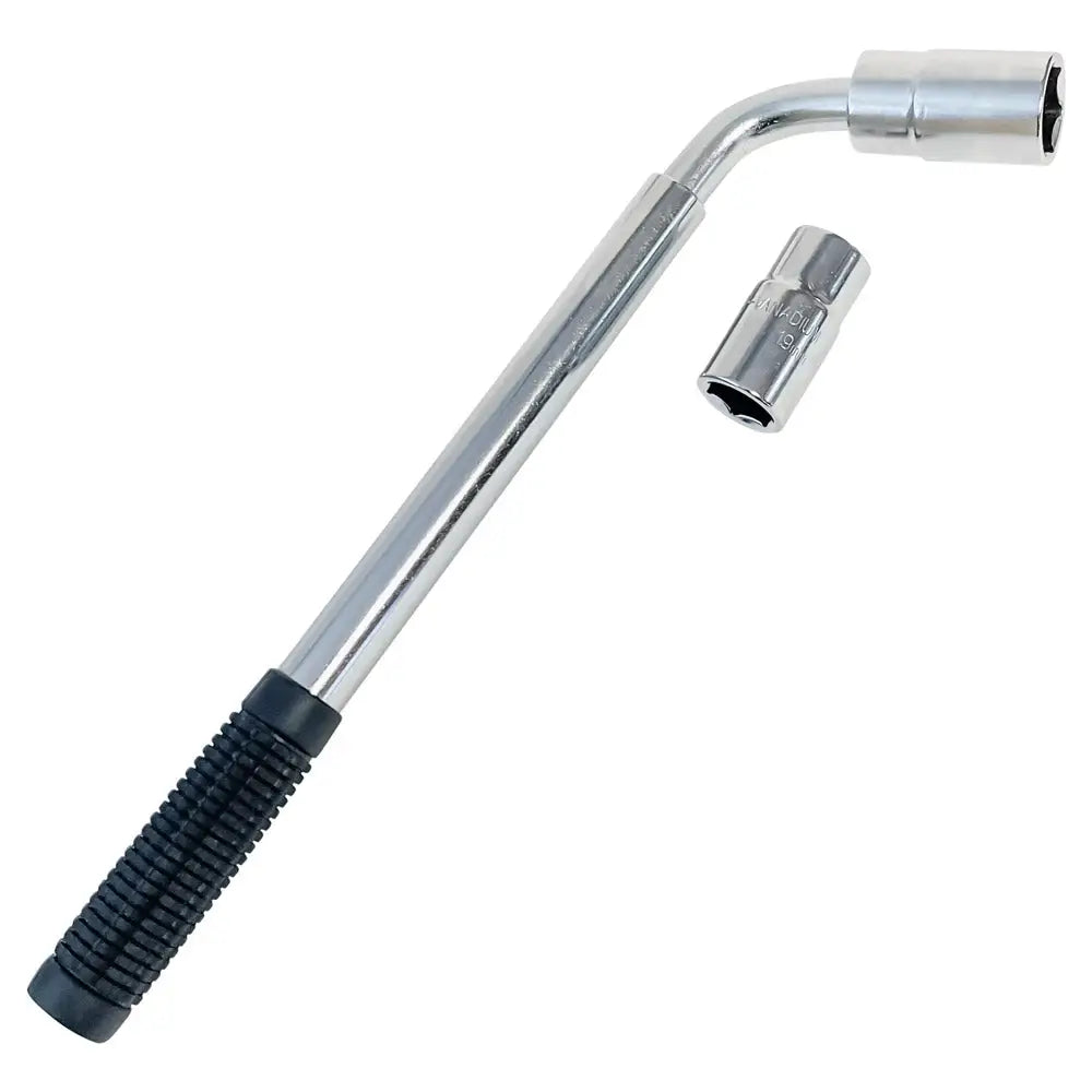Adjustable Telescoping Chrome Wrench for Cars, Trucks & SUVs - Universal Fit Automotive Tool for Tightening and Loosening Bolts - Ideal for Roadside Repairs, DIY Maintenance & Emergency Fixes